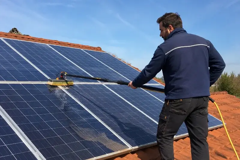 Nettoyage et entretien de panneaux solaires à Saint-André-de-Majencoules